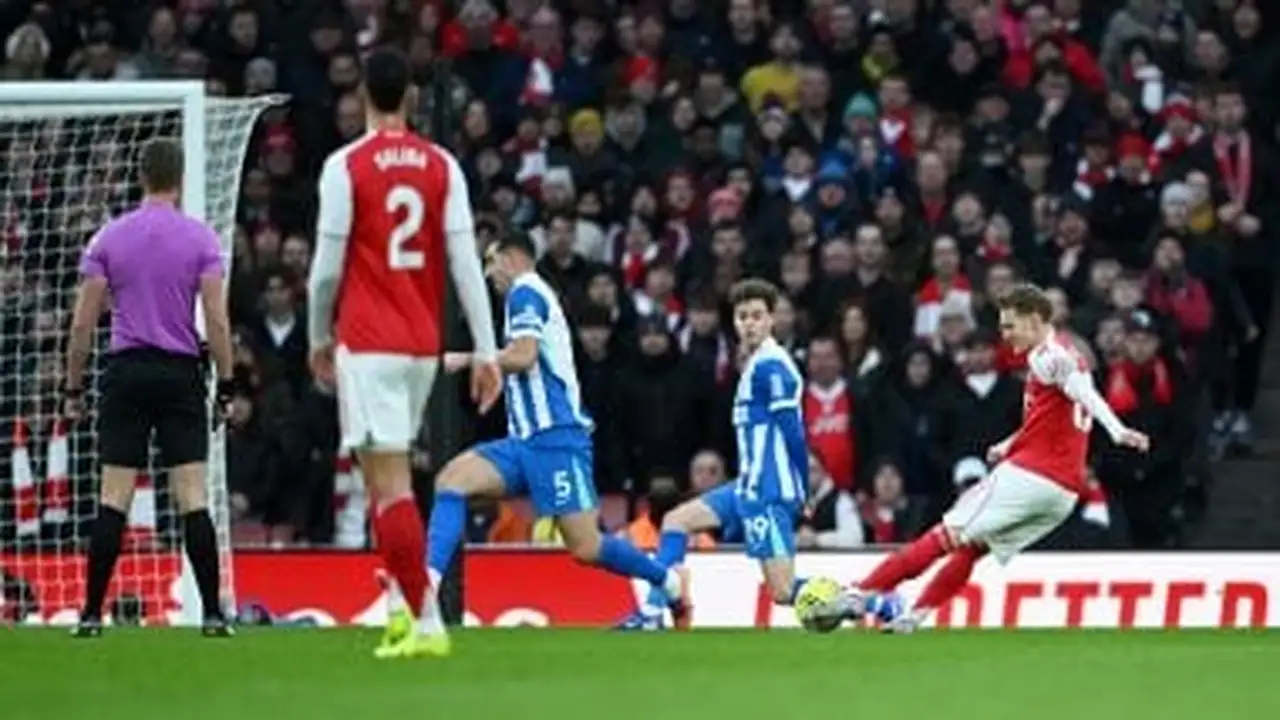 قمة الجولة: نتيجة آرسنال أمام برايتون في الدوري الإنجليزي